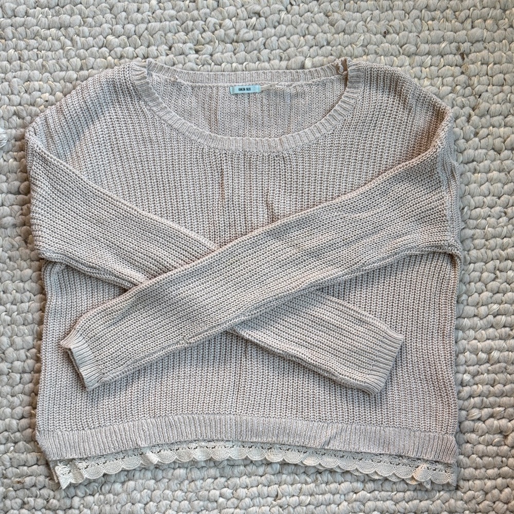 Kimchi Blue Light Beige Sweater